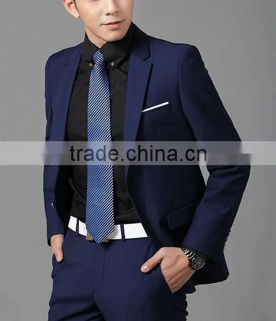 2014 latest slim men suit/ latest suit design men from Shanghai Shoujia