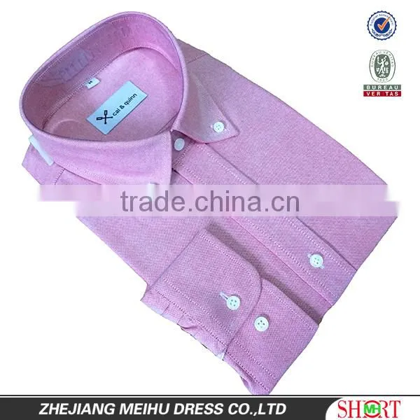 2016 Custom high quality men oxford cotton shirt