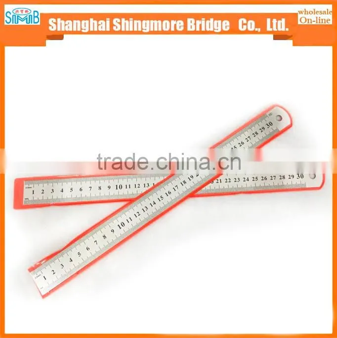 2017 china cheap sales good quality 30cm stainless steel ruler for student