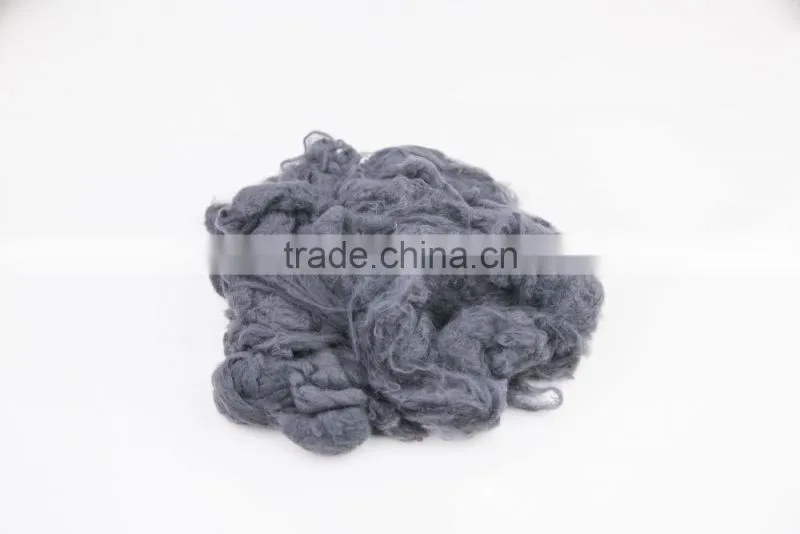 polyester staple fibre white