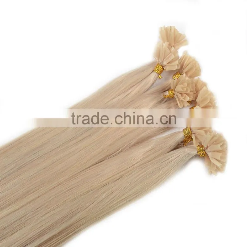 Good Feedback Blonde Hair U Tip Hair extension