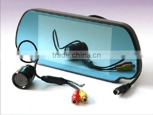 Car Reversing Mirror Auto Parking Sensors with Multimedia Player MP5 Rador Detector