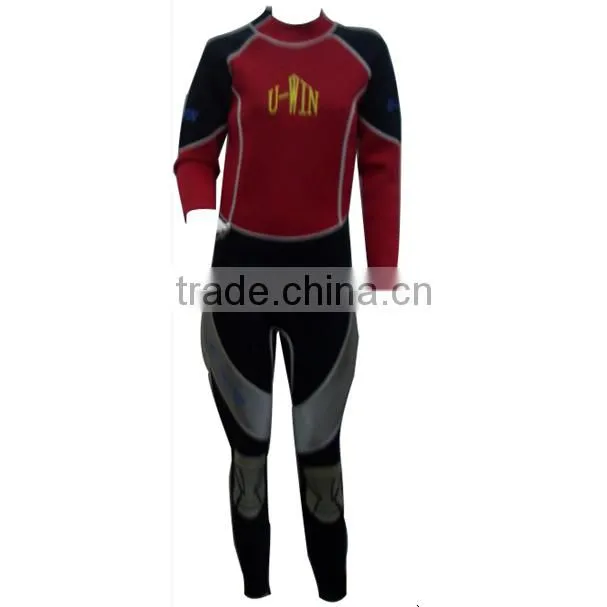 woman new style waterproof material neoprene fabric diving suit