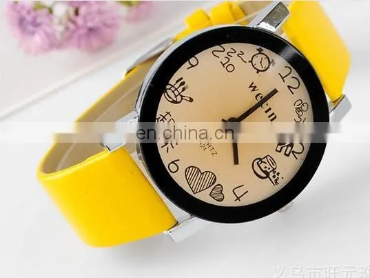 Creative Personality Minimalist Leather Normal Watch Men And Women Couple Watch Smart Electronics Casual Watches