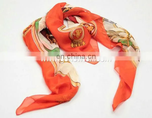 Ladies digital silk chiffon scarf,silk chiffon,silk scarf manufacturing