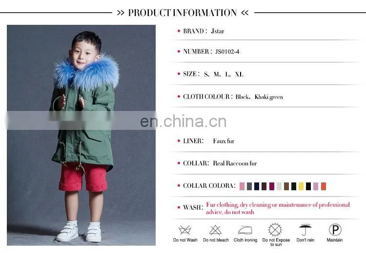 2017 Top selling products childrens faux fur collar jacket coats sale