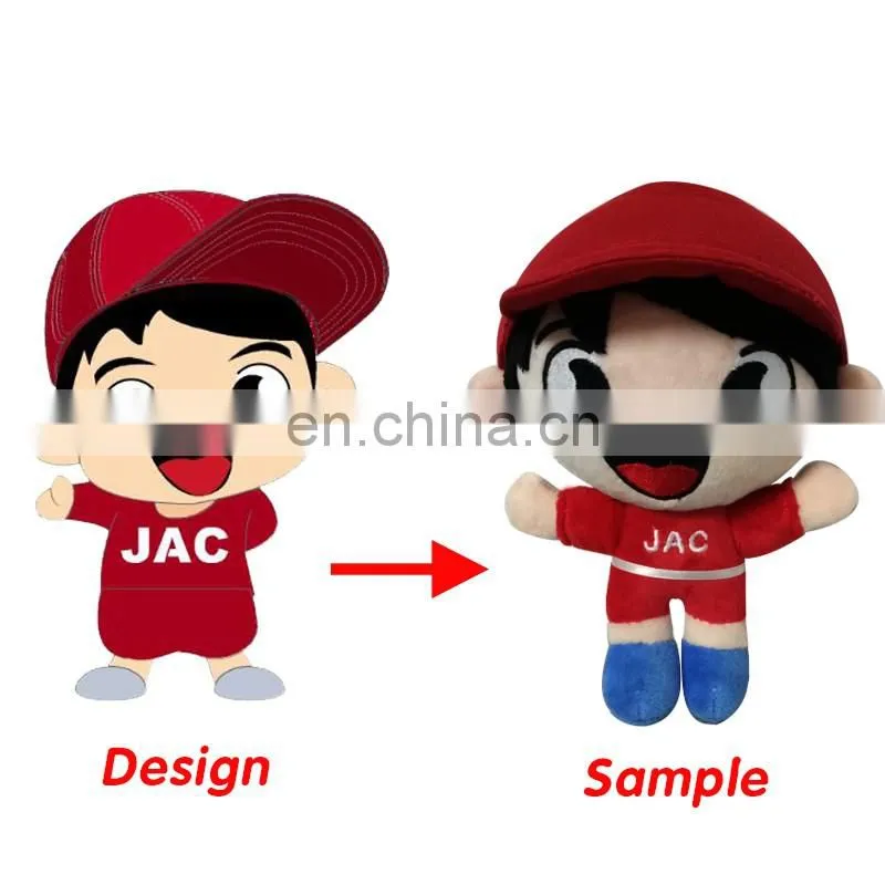 Wholesale Custom Soft Plush Stuffed Figure Toys Doll