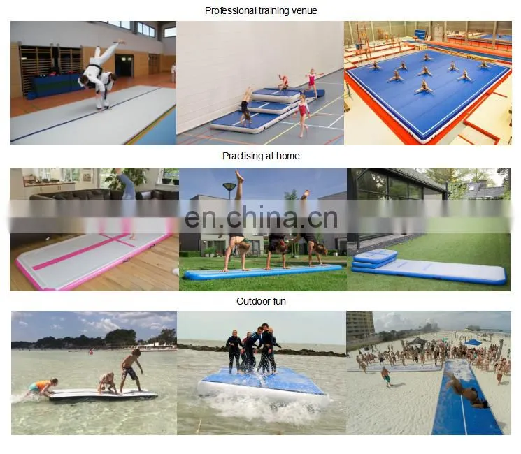 Inflatable Durable GYM Tumbling Mats for sports Fitness & Body Building