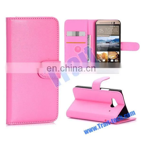Low MOQ Mobile Phone Case Magnetic Flip Stand Case for HTC One Me