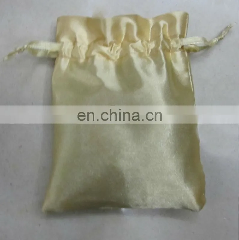 customized satin drawstring bags soft satin drawstring gift pouch
