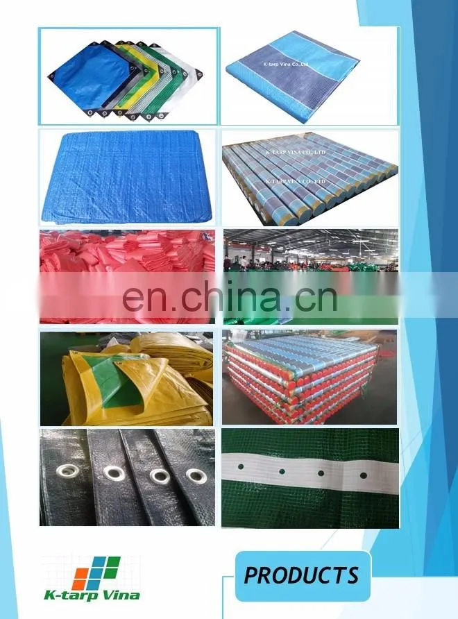 80 GSM Blue/white/Blue Pe Tarpaulin