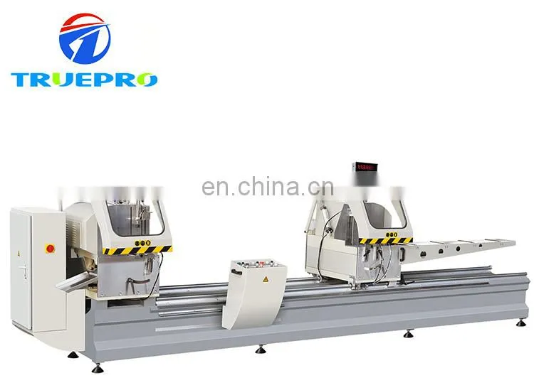 LJZ2X-500-4200 pvc aluminum profile precision double head mitre saw digital display cutting saw