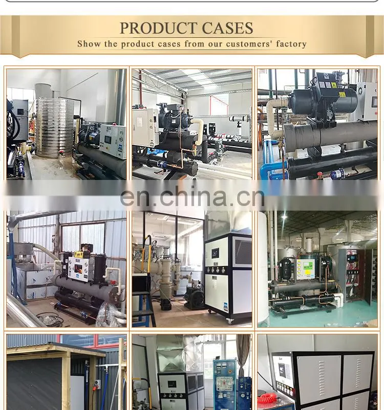 Freezer Water-Cooled Type and CE Certification Screw Style Chiller