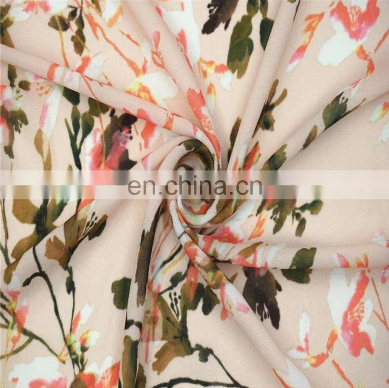 75D*75D high quality printed chiffon fabric for dresses