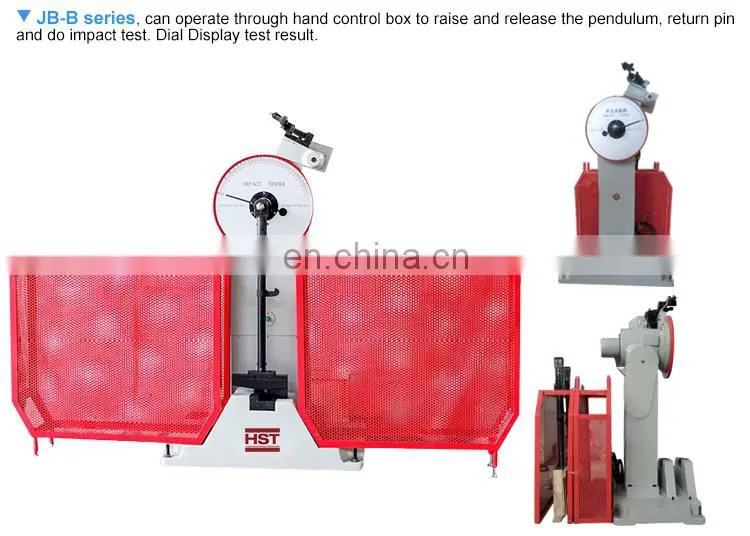 JBW-300B Computer display pendulum charpy impact testing machine