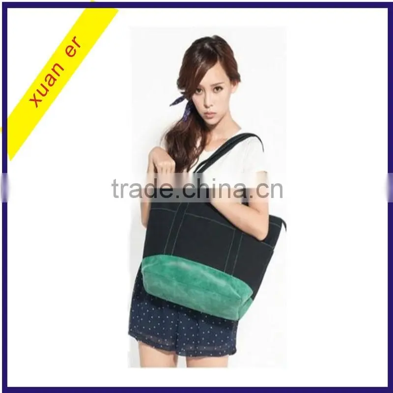 2016 new products canvas ladies handbags from china supplier