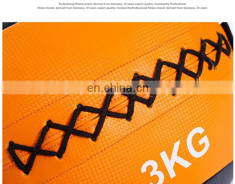 2019 New Designed Cross Fitness PU medicine balls/wall ball