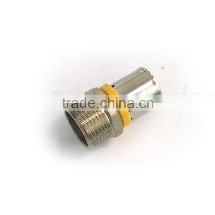 Hot selling 120 series press fitting male union female gas fitting for pex-al-pex pipe