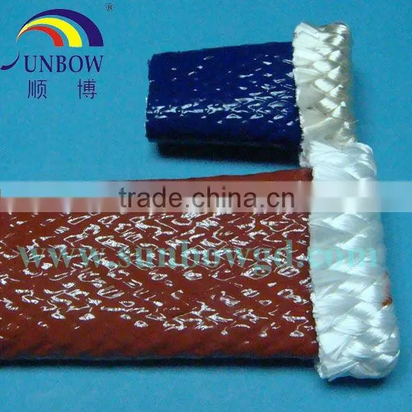 High temperature glass fiber braided protectional fire tube