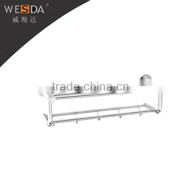 WESDA heated bathroom towel rack polish towel rail towel rail with hook