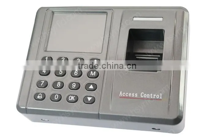 HSY-F802 Fingerprint access control recording of working hours tcp/ip rfid card time and attendance with control door opening