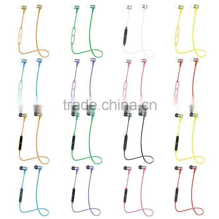 2016 Alibaba Hot Sell Portable Bluetooth Headphone Wireless Earphone Cheapest Sport Wireless Bluetooth Earphone