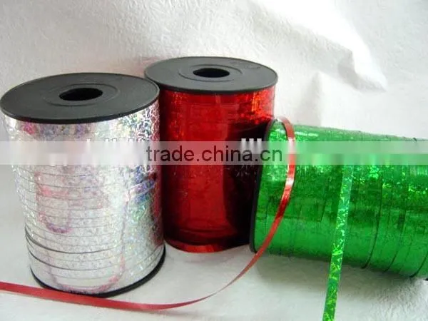 HOT SALE 3PK Mix Color 10 meters Metallic Poly Curly Ribbon Gift Bow
