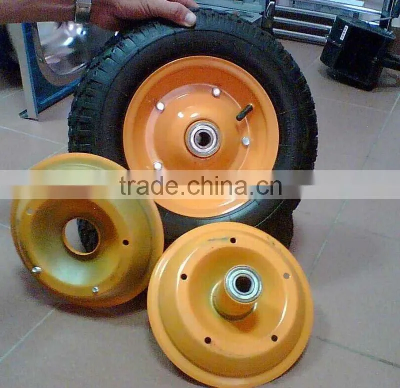 350-8 pneumatic rubber wheel