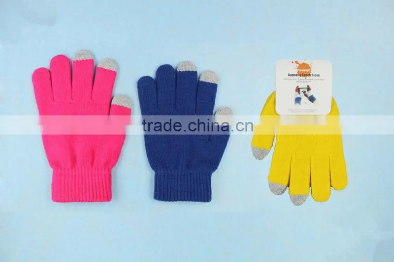 One-color Acrylic Gloves Best selling for Kids, Adults