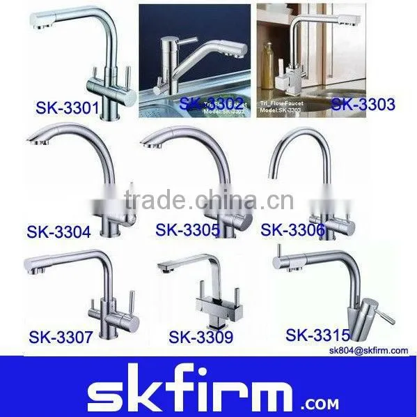 Ro hot cold filtered water / kitchen faucet 4 way taps for water purification
