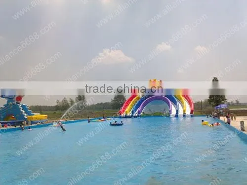 giant inflatable water slide with pool multiplay super clown manufacturer in Dongguan