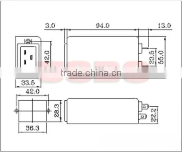 Wholesale IEC320 115/250VAC active electrical emi rfi filter