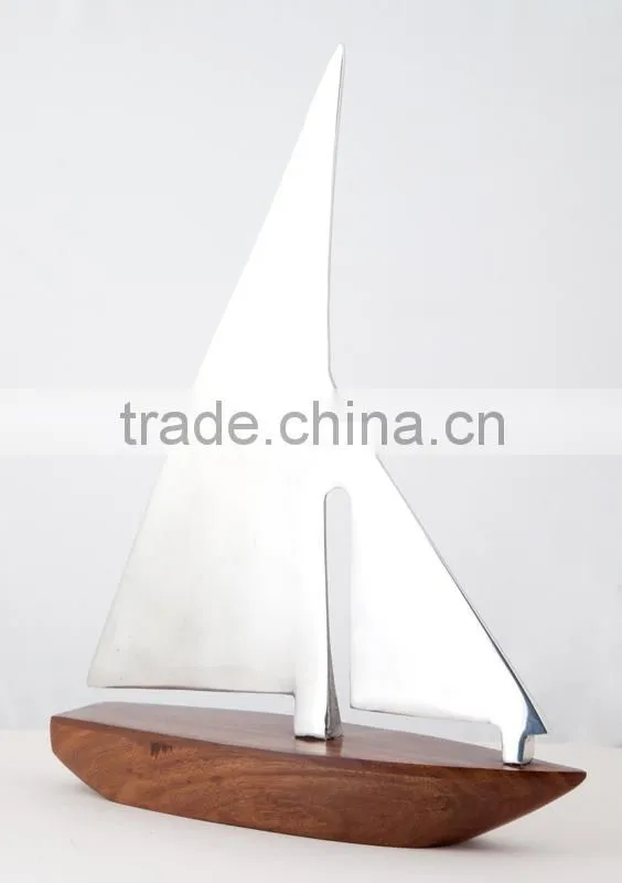 Cast Aluminum Decorative Sail Boat