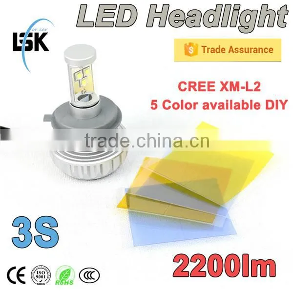 High quality super waterproof headlight conversion kit led h4 h7 h8 h10 h11 h16