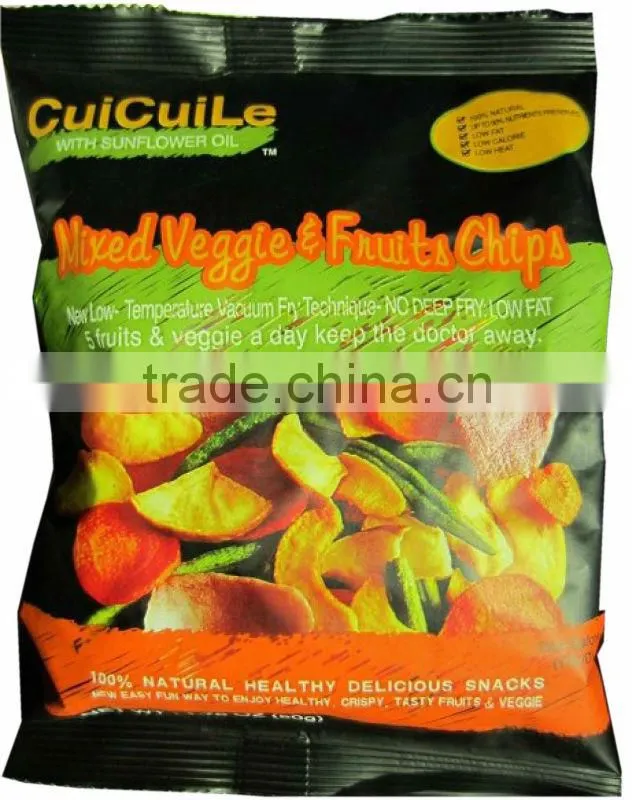 Low Temperature Vacuum Fried Fruit & Vegetable Chips