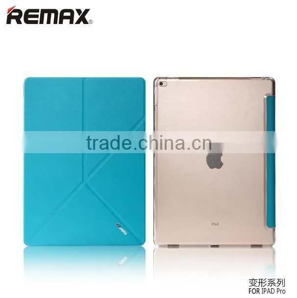 Top Selling Product Remax Fold Stand Leather Tablet Cover Case for iPad Pro TB-0007