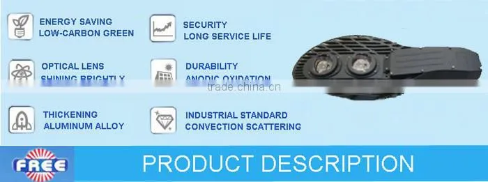LED street lamp housing parts without led,60W,China manufacture