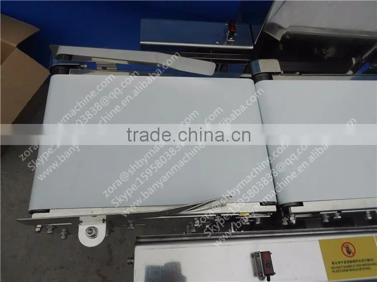 BY-XBC Full automatic metal Weight detector for food, weighting machine