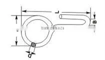Zinc Plated Rope Hook