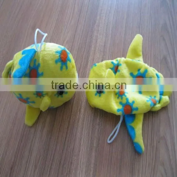 Fish stuffed plush growing water expand toy