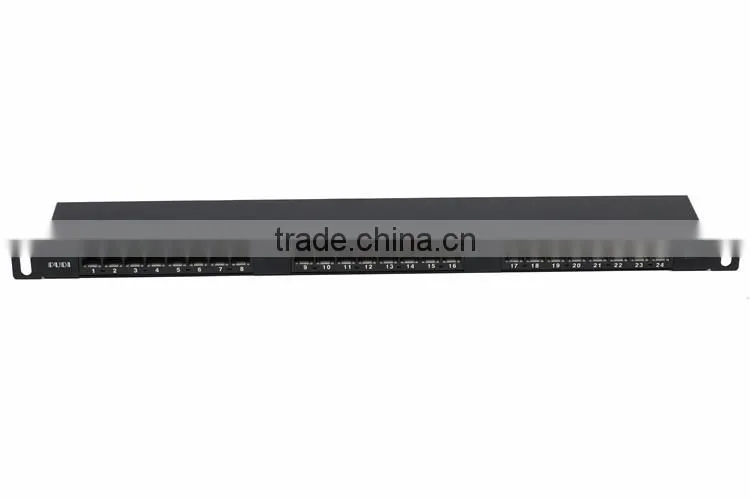 19 inch patch panel, cat6 patch, 0.5u height utp network panels