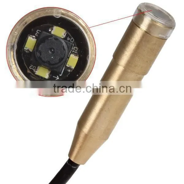 10M USB Cable Length Classic copper head industrial Endoscope 14.5mm Lens USB Endoscope 4 LED IP67 Waterproof Camera Endoscope