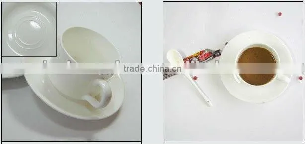lovely romantic moka keurig white ceramic coffee cup set