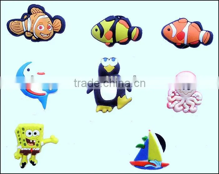 2016 best selling rubber cartoon shoe accessories