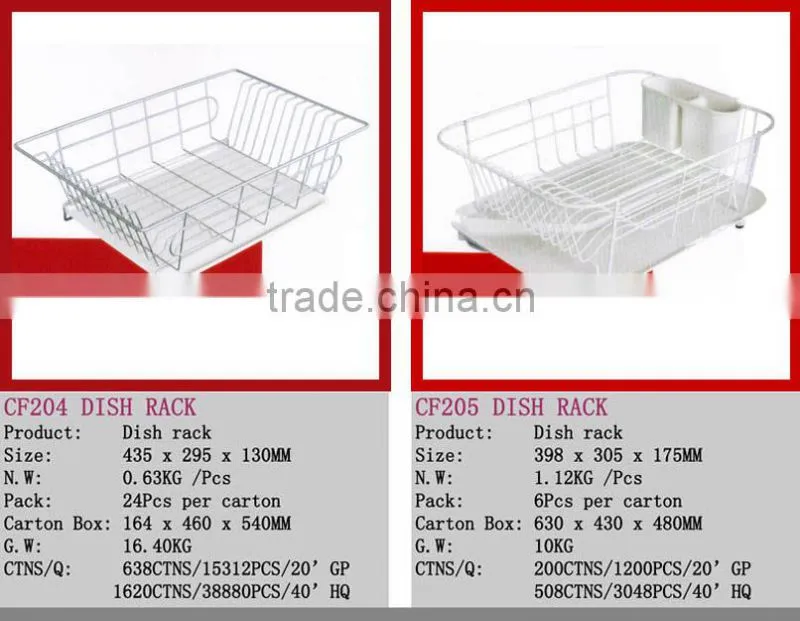 CF103 2-tier Steel Kitchen Dish Rack,