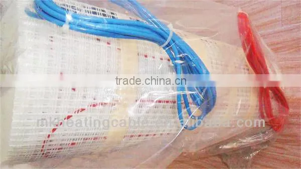 110V Heat resistant electric radiant step warmfloor floor heating cable mat