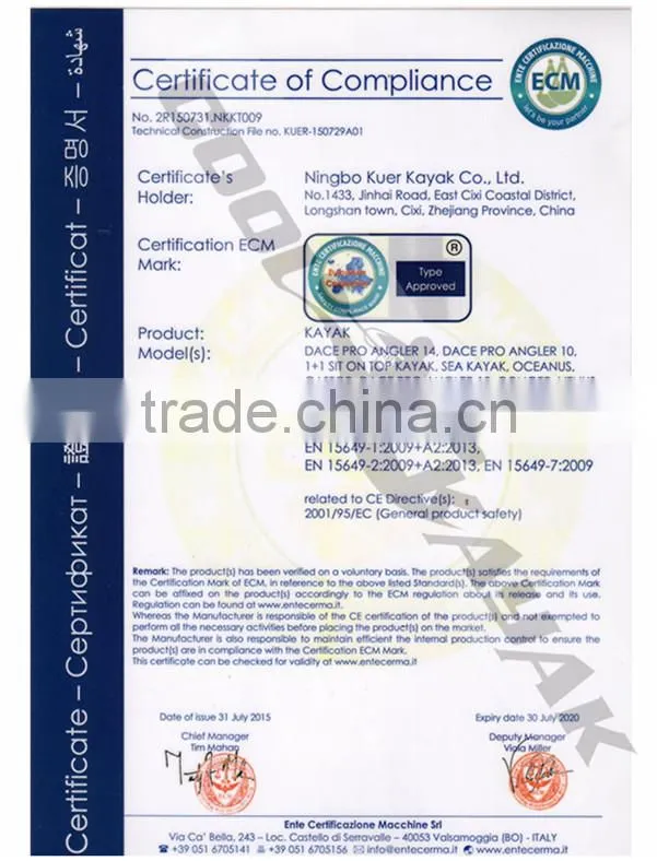 2015New fishig boat for sale from China manufacturer