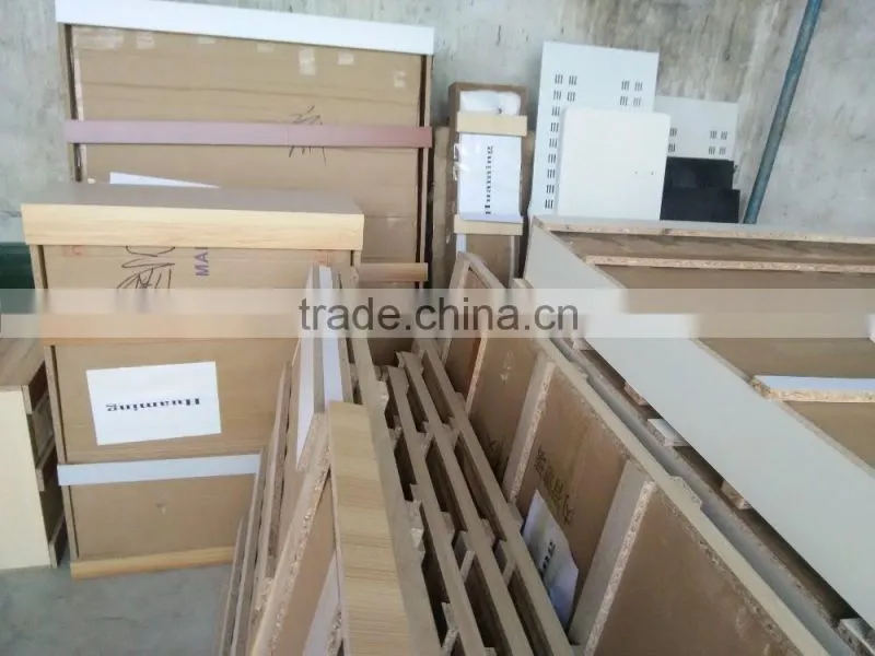 Panel wood office hanging file cabinet