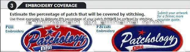 Eco-friendly 3D embroidery patch for clothing