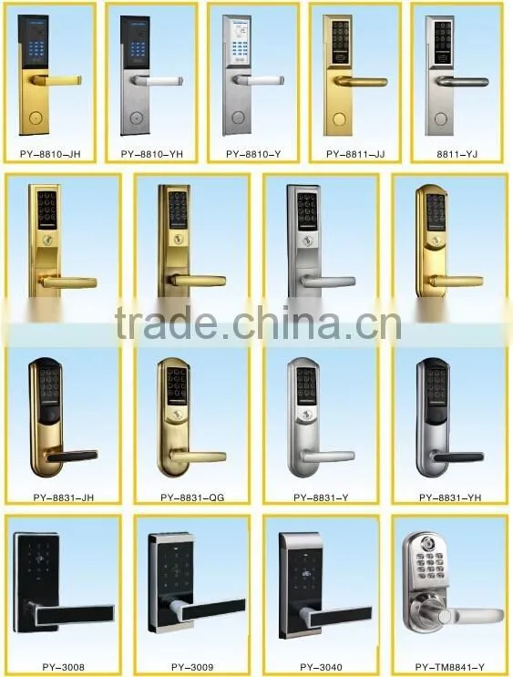 High quality office home Two-latch deadbolt fingerprint lock PY-6698